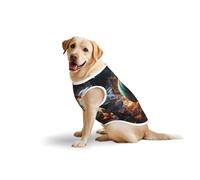 Gilet sans manches en coton pour animaux de compagnie - T-shirt doux et léger, imprimé fièvre de la foudre, vêtements de tennis pour chiens de taille moyenne et grande taille