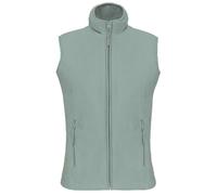 Gilet sans manches en micropolaire pour femme - K906 - vert amande sage L
