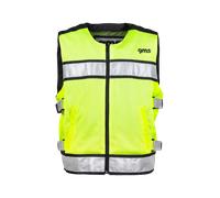 GMS-Moto Premium EVO, gilet de sécurité XL Jaune Néon/Noir Jaune Néon/Noir