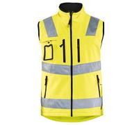 Gilet sans manches haute visibilité Blaklader Softshell Jaune S