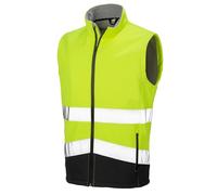 Result Gilet sans manches Softshell Res Haute visibilité