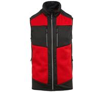 Gilet Sans Manches Hybride Extensible - Homme - Tra914 - Rouge Et Noir