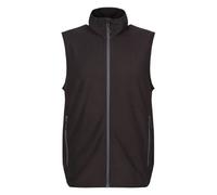 Gilet Sans Manches Polaire - Homme - Trf695 - Noir Et Gris
