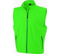 Gilet Sans Manches Softshell Coupe-Vent Imperméable - Jn1022 - Vert - Homme