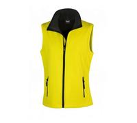 Gilet sans manches softshell femme Result Jaune / Noir XXL