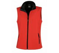 Gilet sans manches softshell femme Result Rouge / Noir XXL
