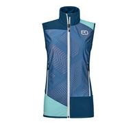 Gilet softshell de ski alpinisme pour femme Ortovox W's Col Becchei Vest Bleu pétrole L