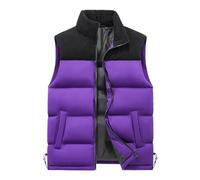 Gilet softshell pour homme - Gilet matelassé chaud - Gilet de travail étroit avec poches zippées - Sans manches - Veste de transition - Veste thermique en duvet - Gilet d'hiver - Gilet d'extérieur