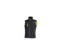 Gilet Softshell Pro UNIVERSE - U Power - Noir - Imperméable et Respirant - Multisport XXL