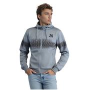 Gilet Sweat - OMNIMEN PARIS - Ajusté - Gris - 80% Coton 20% Viscose M