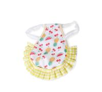 Gilet Symbiotique pour Poules en Toile Sauvage - Vêtement Élastique Écologique Brodé de Végétaux, Taille Ajustable (17x17x23 cm) Harmonie & Sécurité