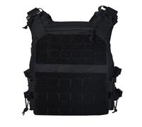 Gilet tactique 500D léger à fermeture rapide Molle Panel, taille unique, réglable, respirant, rembourrage doux, répartition du poids, Ranger vert., taille unique