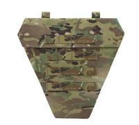 Gilet tactique de protection de l'entrejambe, module de protection de l'aine 800d véritable camouflage, sac de plaque abdominale inférieure pour gilet tactique (CP, taille unique)