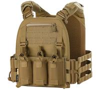 Gilet tactique de type Plate Carrier Cuirass Fast Elite Large M-Tac - Coyote