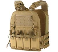 Gilet tactique de type Plate Carrier Cuirass Fast QRS pour plaques L/XL M-Tac - Coyote universel