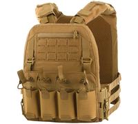 Gilet tactique de type Plate Carrier pour plaques Taille L/XL Cuirass QRS M-Tac - Coyote