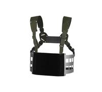 Gilet Tactique FC Extended Chest Rig pour Pochette Molle Mag Pouch Radio GP Bag, Gilet Ultra-léger à Panneau Avant étendu découpé au Laser