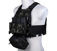 Gilet tactique FCS Emerson avec panneau MK Chest Rig - MultiCam Black universel