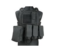 Gilet tactique GFC de type AAV FSBE - noir