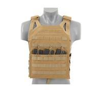 Gilet tactique Jump Plate Carrier V2 grande taille 8Fields - coyote