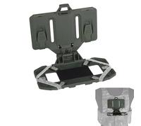 Gilet tactique Molle support de téléphone pliable pour téléphone portable de 11,9 à 17 cm, OD, taille unique