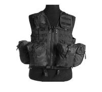 Gilet Tactique Multipoches Mil-Tec - Noir - Taille Unique