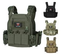 Gilet tactique porte-plaque vert Ranger avec sécurité à dégagement rapide Molle Chaleco Tactico Bandolier gilet découpé au Laser RG
