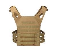 Gilet tactique pour homme et femme - Sac de transport de poitrine léger pour airsoft, gilet de chasse utilitaire pour extérieur, paintball, tir, jeu de guerre | Vêtements d'airsoft, kaki, Taille