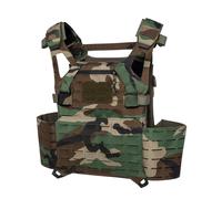 Gilet tactique Spitfire Plate Carrier Direct Action - Woodland XL