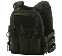 Gilet tactique type Plate Carrier Cuirass QRS - pour plaques taille S/M - M-Tac - Black