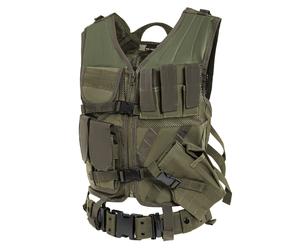 Gilet tactique USMC Mil-Tec - Olive