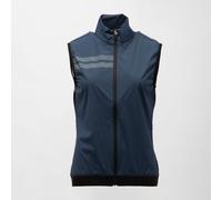 Gilet Technique De Sport Bleu Marine Avec Rayures Col Cheminée Femme Rossignol