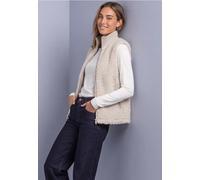 Gilet Teddy à détails côtelés