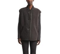 Gilet teddy statement avec passepoils contrastants femme COMMA Marron M