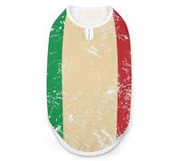 Gilet Tendance pour Animaux de Compagnie avec Drapeau rétro de l'Italie, vêtement Facile à Porter pour Les promenades Quotidiennes des Petits Chiens.