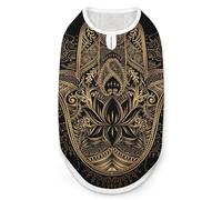 Gilet Tendance pour Animaux de Compagnie Golden Fatima Hands, vêtement Facile à Porter pour Petits Chiens, promenades Quotidiennes, Taille L