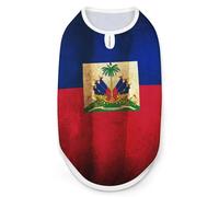 Gilet Tendance pour Animaux de Compagnie, Motif Drapeau Ancien d'Haïti, Facile à Porter pour Les promenades Quotidiennes des Petits Chiens, Taille 2XL