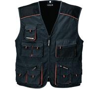 Terrax Veston taille 52 gris foncé/noir/orange 65 % PES / 35 % CO TERRATREND Quantité:1