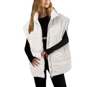 Gilet Thermique 2025 Femme Léger Automne Doudounes Zippé Blousons Manteau sans Manche Vestes d'hiver capuche Chaude Matelassée Manteaus Casual Compressible En Duvet Parka Hiver