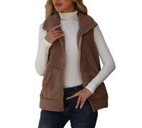 Gilet Thermique 2025 Femme Léger Automne Doudounes Zippé Gilets Duvet Matelassé Vestes Doudoune Fine sans Manches Chaude Matelassée Manteaus Col Roulé Grande Taille Pour Femmes Printemps Hiver