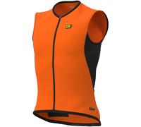 Gilet thermique orange néon