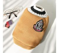 Gilet tricoté pour animaux de compagnie avec col en V - Nouvelle version automne/hiver, uniforme scolaire pour chiens et chats