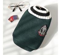 Gilet tricoté pour animaux de compagnie avec col en V - Nouvelle version automne/hiver, uniforme scolaire pour chiens et chats