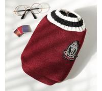 Gilet tricoté pour animaux de compagnie avec col en V - Nouvelle version automne/hiver, uniforme scolaire pour chiens et chats