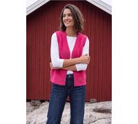 Gilet uni en maille lâche