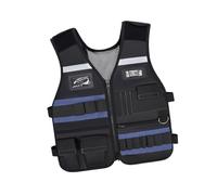Gilet utilitaire de travail pour homme avec plusieurs poches, gilet de pêche en plein air, sangles réglables, poches à outils, vêtements de travail pour homme