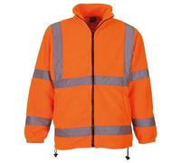 Gilet Veste Polaire De Sécurité Haute Visibilité - Hvk08 - Orange Fluo