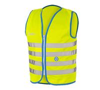 Gilet/veste securite jaune fluo velo-cyclo wowow fun jacket enfant (taille s)