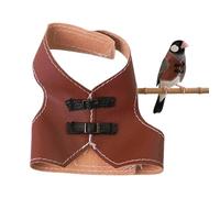Gilet Vêtement pour Oiseau De Compagnie | Habillement Vintage Ajustable pour Petit Oiseau,Accessoire pour Petits Animaux De Cour Balcon Extérieur Intérieur Jardin Volière Intérieure