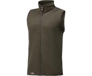 Gilet Woolpower Full Zipper Vest 400g S vert pin